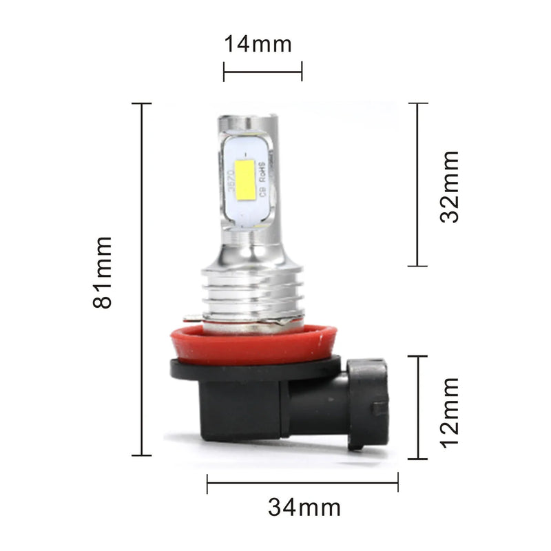 Ampoules LED H7 H11 9005 9006 H4 Universelles
