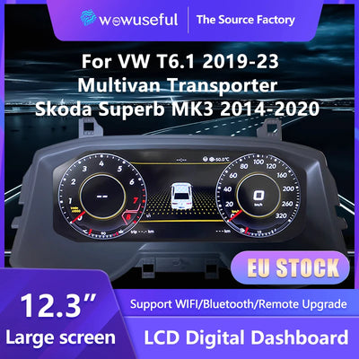 Tableau de Bord Numérique VW T6.1 Skoda Octavia Superb