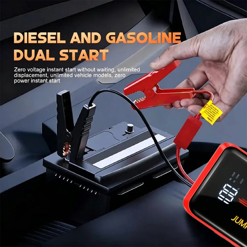 Booster de Batterie Voiture 400A 12V avec Lampe SOS