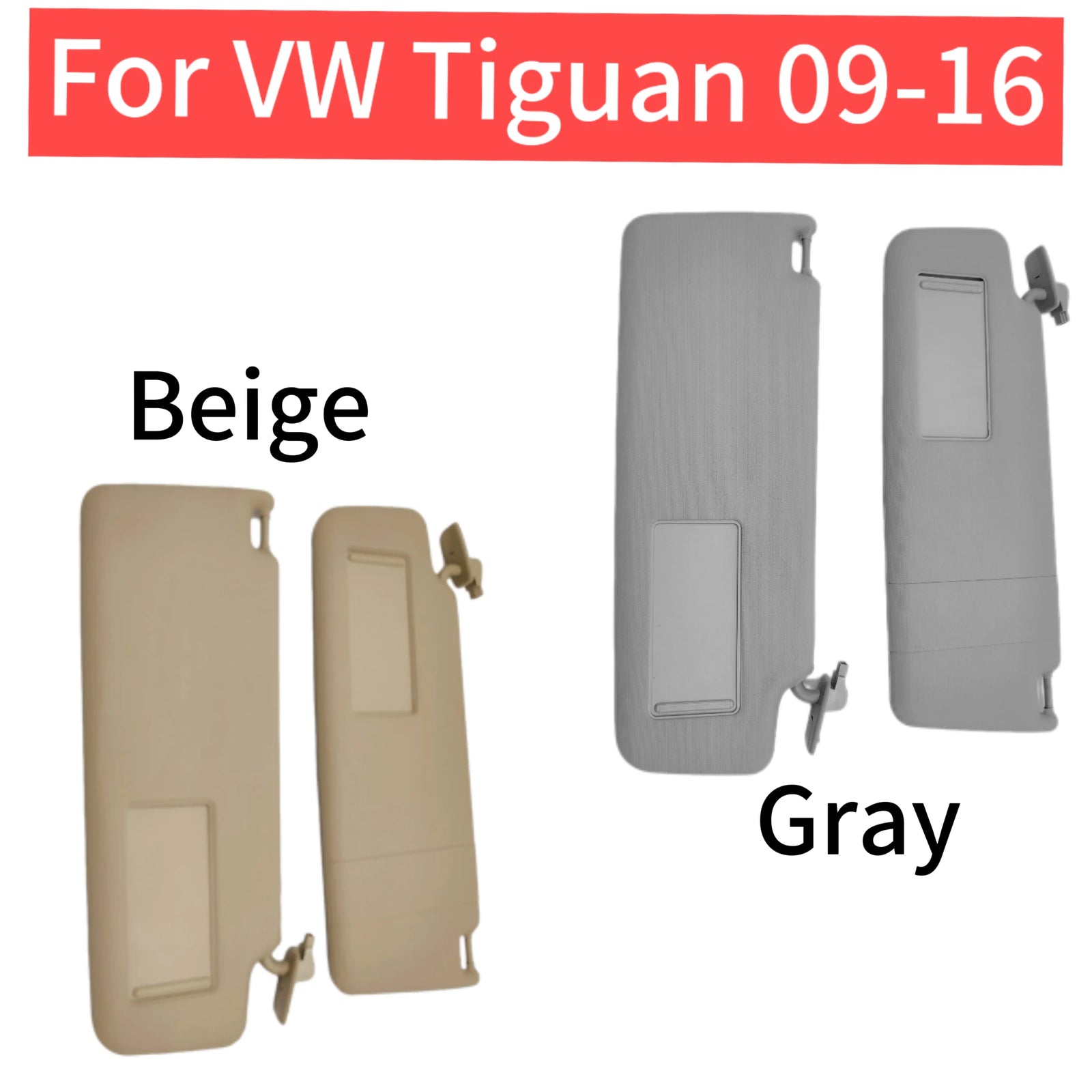 Pare-Soleil Volkswagen Tiguan 2009-2016 Gris et Beige