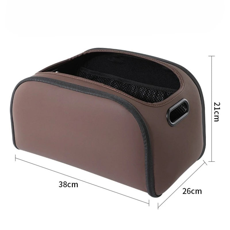 Organiseur Voiture Siège et Coffre Similicuir 38 x 26 x 21 cm