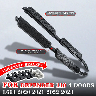 Marchepieds Latéraux Acier Land Rover Defender 110