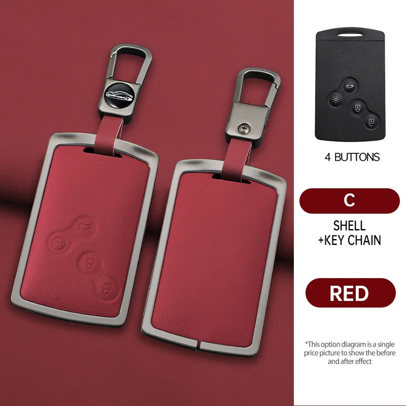 Coque de Clé Renault Alliage de Zinc Mégane 2 Mégane 3 Clio Scénic Captur Laguna Fluence Koleos Duster