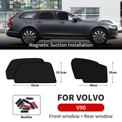 Pare-Soleil Magnétiques Vitres Volvo XC40 et V90 2018-2023