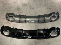 Kit Carrosserie Style RS4 Audi A4 S4 B9 2017-2019 : Pare-Chocs Complet avec Calandre et Diffuseur Arrière