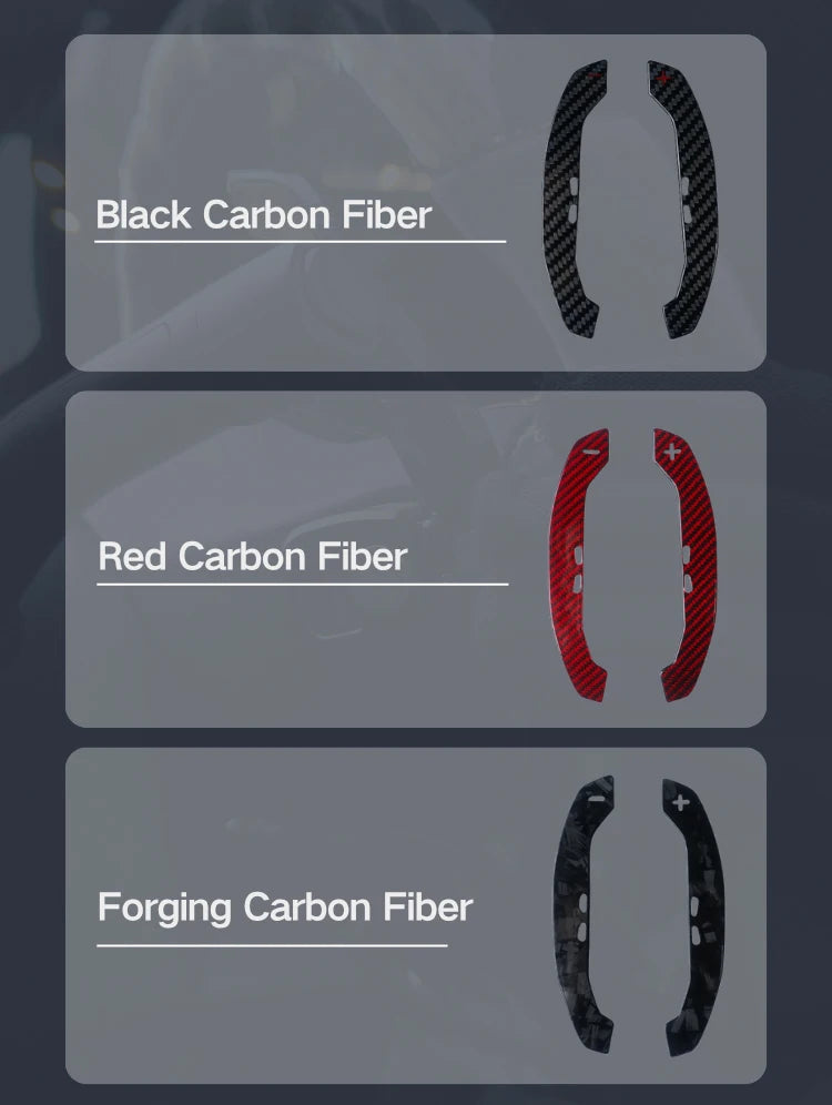 Palettes au Volant Magnétiques Hyundai i30 N Kona N Elantra N Fibre de Carbone