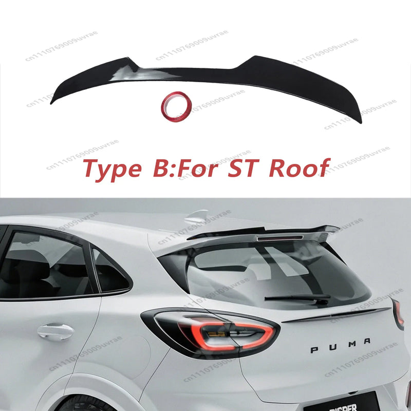 Becquet Ford Puma MK1 2019-2026 de Toit Style Max Noir Brillant, Toit Standard ou ST-Line