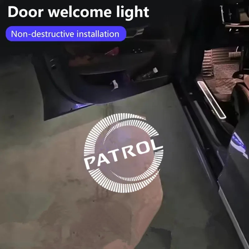 Projecteur Logo Porte Nissan Patrol Y62 LED 2 Pièces