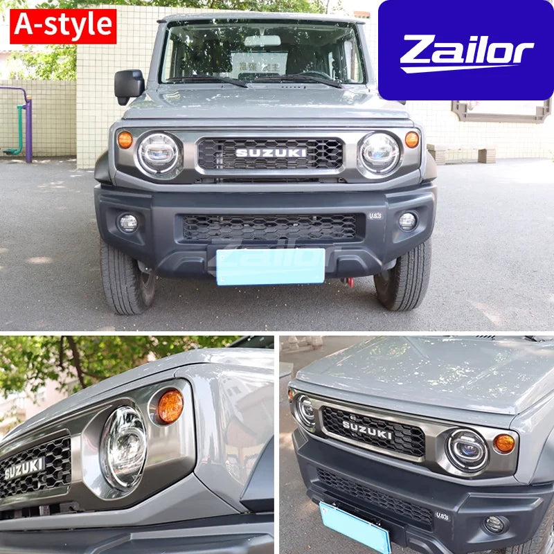 Calandre Avant Suzuki Jimny JB64 JB74 en ABS Style Tout-Terrain Grille en Maille 4 Modèles A B C D
