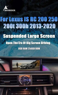 Autoradio Android 14 Écran 10,25 Pouces Lexus IS RC 200 250 200t 300h 2013-2020 CarPlay DSP