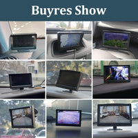 Caméra de Recul Écran LCD 4.3 Pouces Hippcron