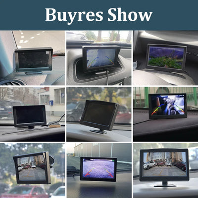 Caméra de Recul Écran LCD 4.3 Pouces Hippcron