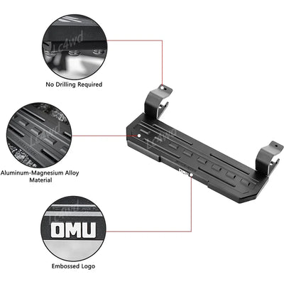 Marchepieds Latéraux Aluminium Jeep Wrangler JL Rubicon 2018-2025