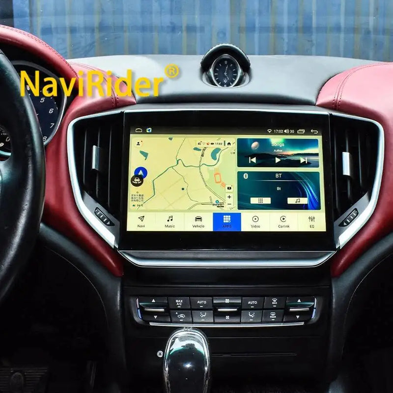 Autoradio Android Maserati Ghibli 2014-2020 Écran QLED 10 pouces CarPlay 4G Version Best GPS