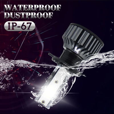 Ampoules LED 72W 16000 lm H4 H7 Voiture