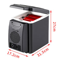 Mini Frigo Voiture 6 L 12 V 220 V Froid et Chaud