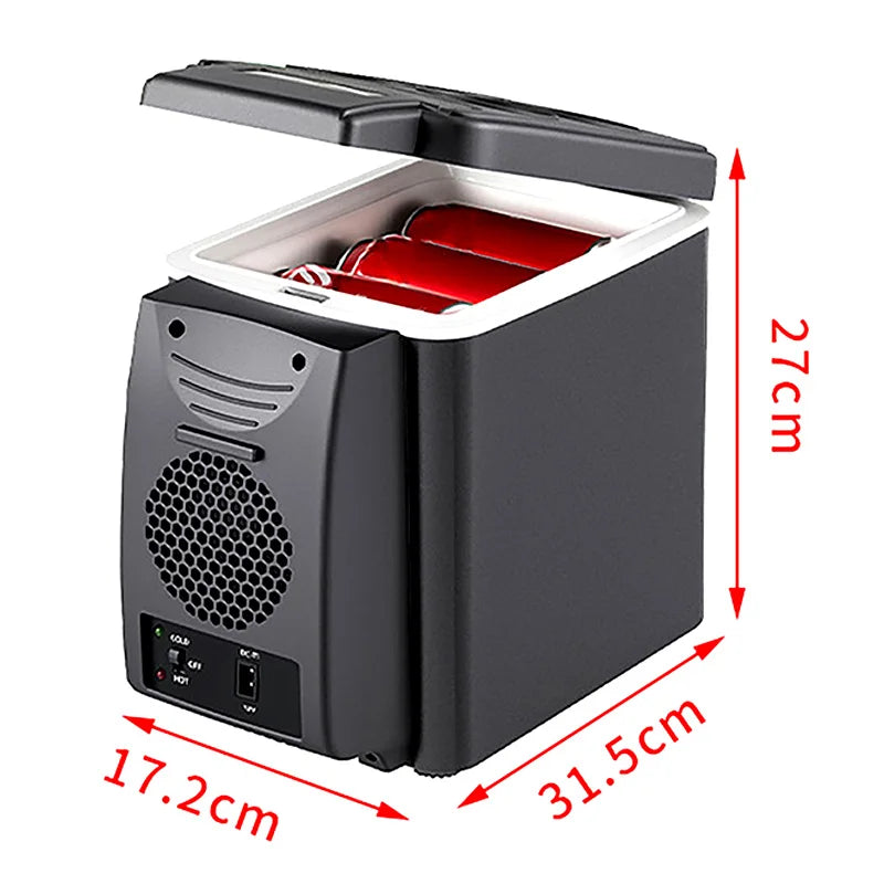 Mini Frigo Voiture 6 L 12 V 220 V Froid et Chaud