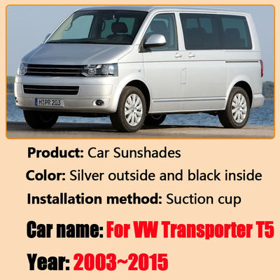 Pare-Soleil Vitres Volkswagen Transporter T5 Multivan 2003-2015