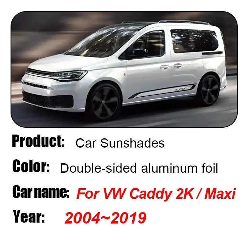 Sun Visors for Volkswagen Caddy 2K Maxi 2004-2019 Windows