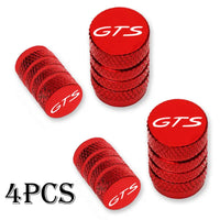 Bouchons de Valve Porsche GTS Lot de 4 en Métal Coloré pour Cayenne Cayman Panamera Macan 911 718