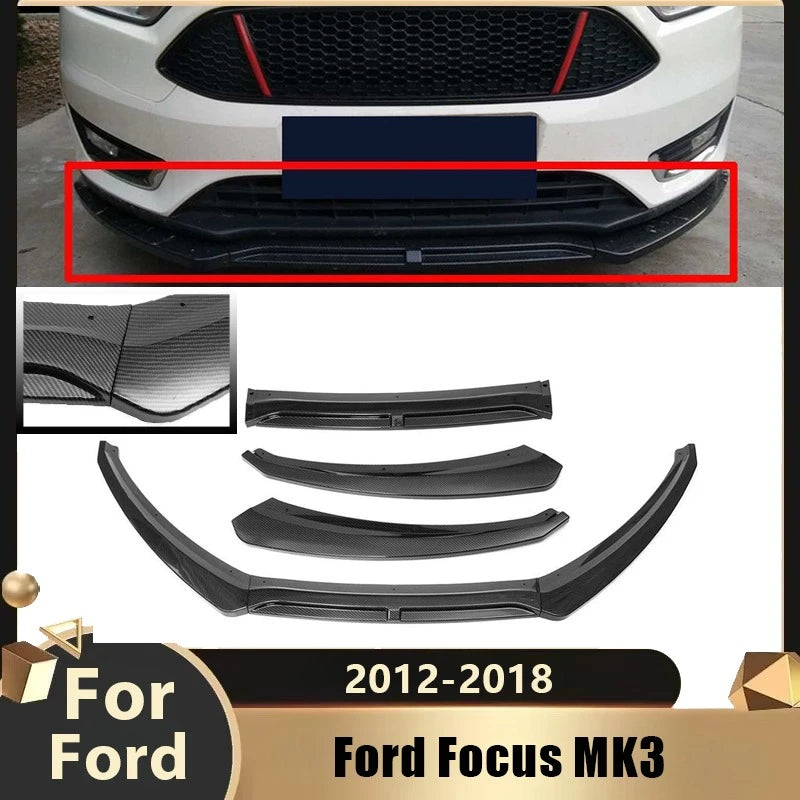 Lame Avant Ford Focus MK3 2012-2018 Kit 3 Pièces
