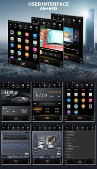 Autoradio Android 14 Écran Vertical Toyota Fortuner et Hilux 2005-2014 CarPlay GPS 4G