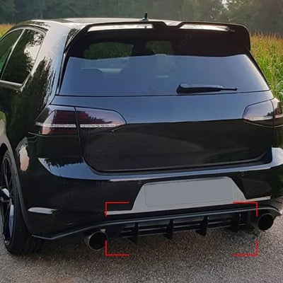 Diffuseur Arrière Volkswagen Golf 7.5 R GTI 2017-2020