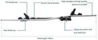 Porte-Vélo de Toit en Alliage d'Aluminium pour VTT et Vélo de Route avec Verrouillage Antivol, 6 Versions