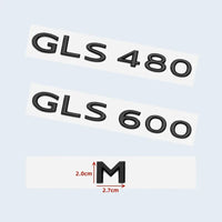 Autocollant Emblème Lettres Mercedes GLS Maybach X167 — détail de finition