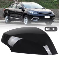 Coques de Rétroviseur de Remplacement Renault Mégane 3 MK3 2008-2015, ABS Noir Brillant, Gauche, Droite ou Paire