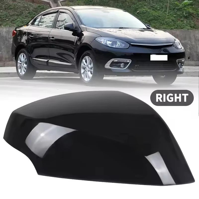 Coques de Rétroviseur de Remplacement Renault Mégane 3 MK3 2008-2015, ABS Noir Brillant, Gauche, Droite ou Paire