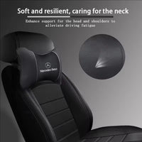 Coussin Lombaire et Appuie-Tête Cuir Mercedes AMG W205 — détail de finition