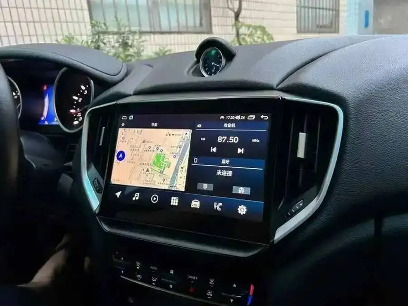 Autoradio Android Maserati Ghibli 2014-2020 Écran QLED 10 pouces CarPlay 4G Version Best GPS