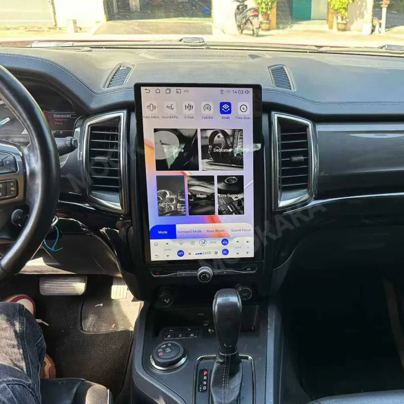 Autoradio Android 14 Ford Ranger Everest 2015-2021 Écran Vertical 12,1 pouces CarPlay GPS