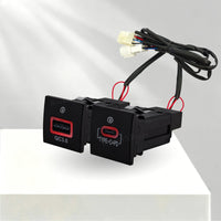 Bouton Poussoir LED Volkswagen Jetta MK6 Golf 6 Scirocco Touran — vue de face