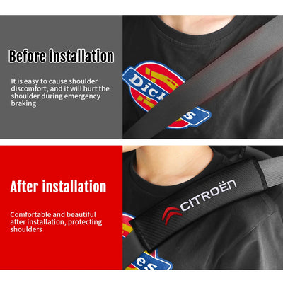 Coussinets de Ceinture de Sécurité Citroën Carbone