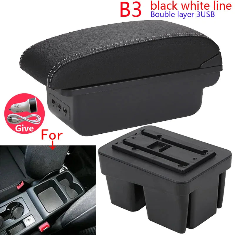 Accoudoir Volkswagen Golf 7 2014-2019 Console Centrale avec Rangement 3 USB