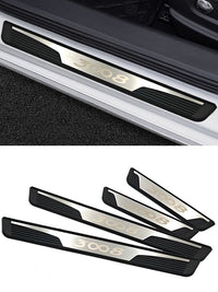 Plaques de Seuil d'Entrée Inox Peugeot 3008 2017-2020 Lot de 4