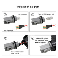 Clignotants LED de Miroir Latéral Dynamiques Séquentiels Peugeot 208 2008 Citroën C3 C4 Lot de 2