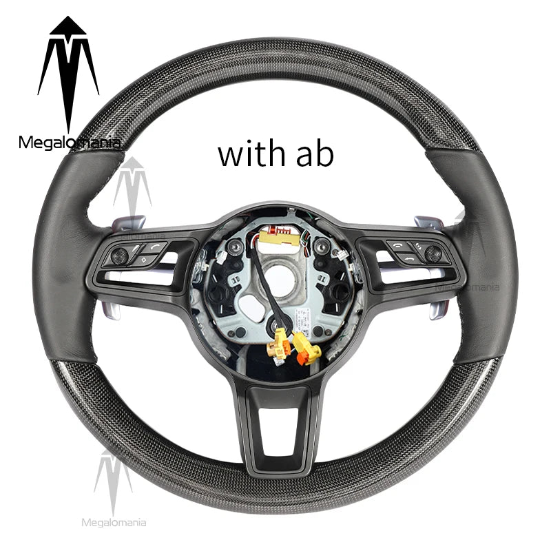 Carbonlenkrad kompatibel mit Porsche 911 718 Macan Boxster Cayenne Panamera 911.2 Cayman Taycan 996 997 987 918 997 991