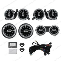 Aérateurs Turbine LED Ambiance Mercedes Classe E W213 — gros plan