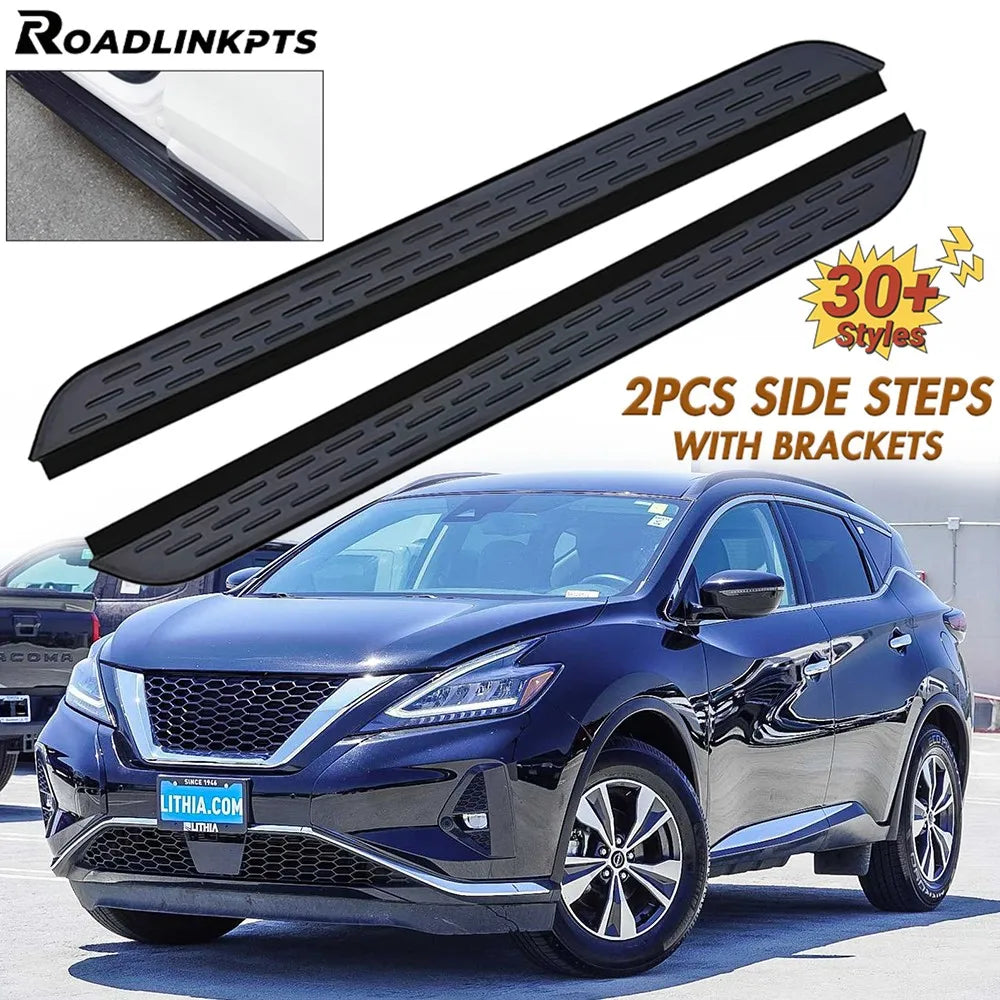 Marchepieds Latéraux Aluminium Noir Nissan Murano 2015-2024