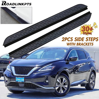 Marchepieds Latéraux Aluminium Noir Nissan Murano 2015-2024
