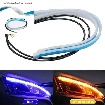 Bande LED DRL Flexible Feux Jour Voiture Clignotant