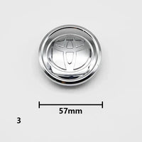 Cache-Moyeux Toyota Corolla Camry Yaris RAV4 57mm 62mm — vue de face
