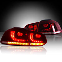 Feux Arrière LED VLAND Volkswagen Golf 6 Séquentiel Ambre 2008-2014 — détail du support