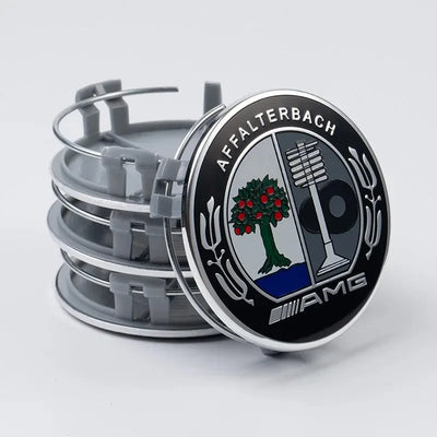 Cache-Moyeux Mercedes AMG 75mm Emblème Relief