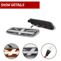 Clignotants Latéraux LED Dynamiques Mini Cooper R60 Countryman R61 Paceman 2011-2016 Union Jack Ambre