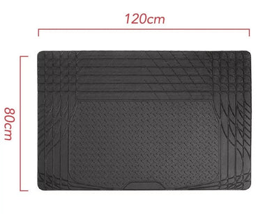 Tapis de Coffre Universel Caoutchouc Découpable 120x80