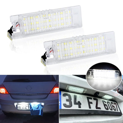 Éclairage de Plaque LED Opel Astra Corsa Insignia